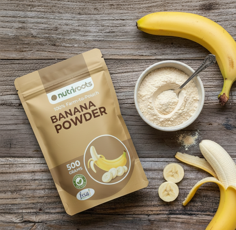 Home banana powder