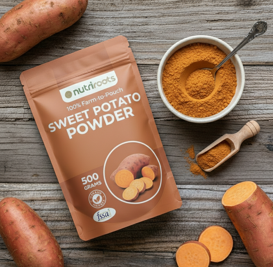 Home sweet potato powder